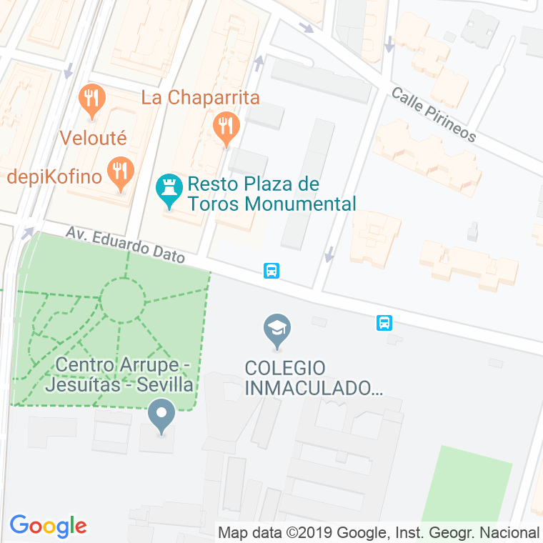 Código Postal calle Oscar Carballo, Residencial, nucleo en Sevilla