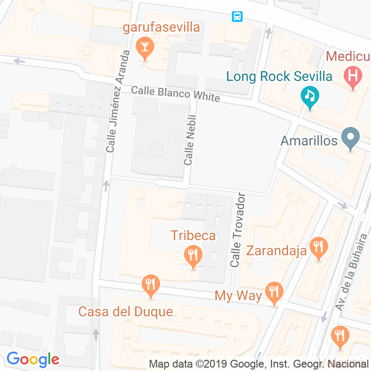 Código Postal calle Padre Luque en Sevilla