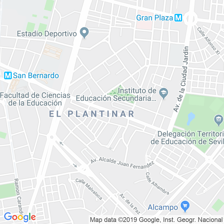 Código Postal calle Ramon Y Cajal, avenida (Impares Del 1 Al 1)  (Pares Del 2 Al 8) en Sevilla