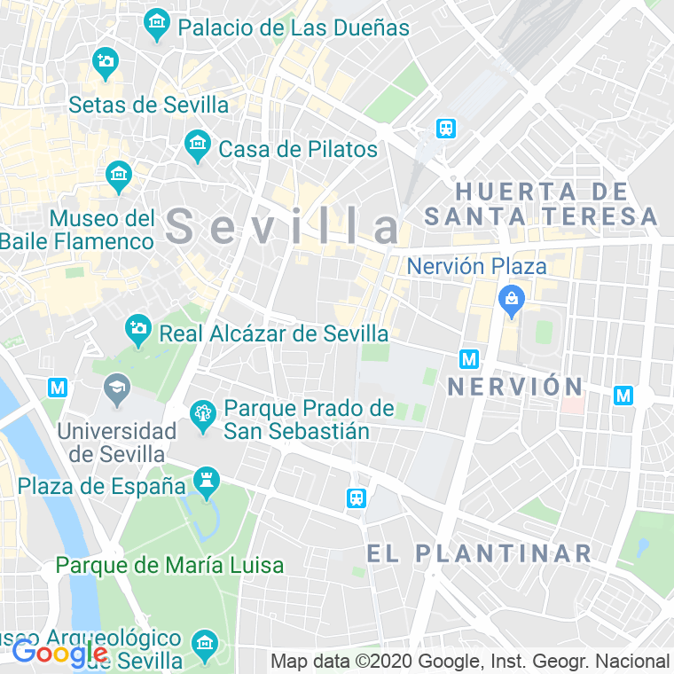 Código Postal calle Roma, edificio (Impares Del 1 Al Final)  (Pares Del 2 Al Final) en Sevilla
