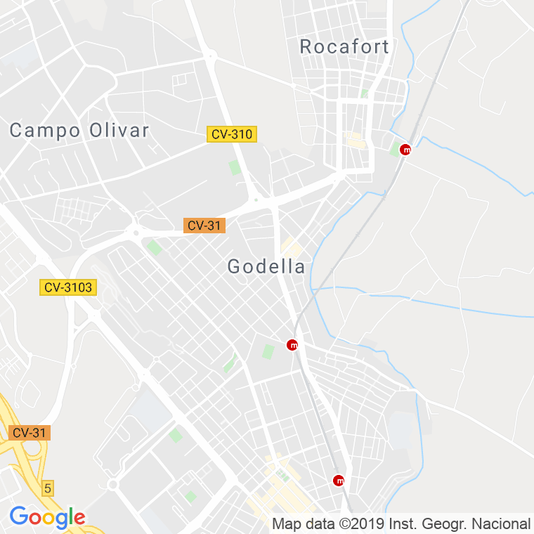Código Postal calle Godella en Sevilla
