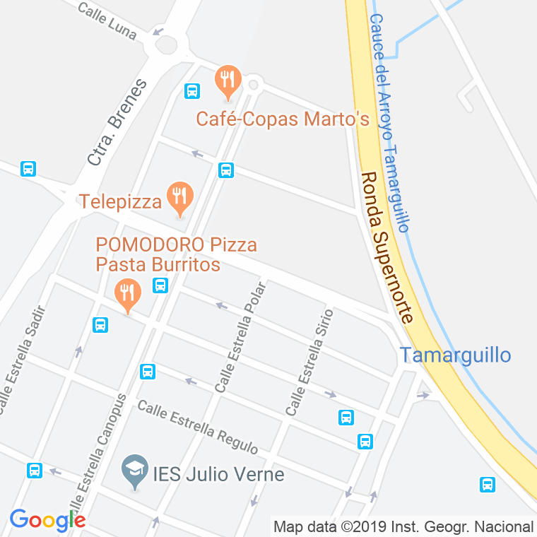 Código Postal calle Castor en Sevilla