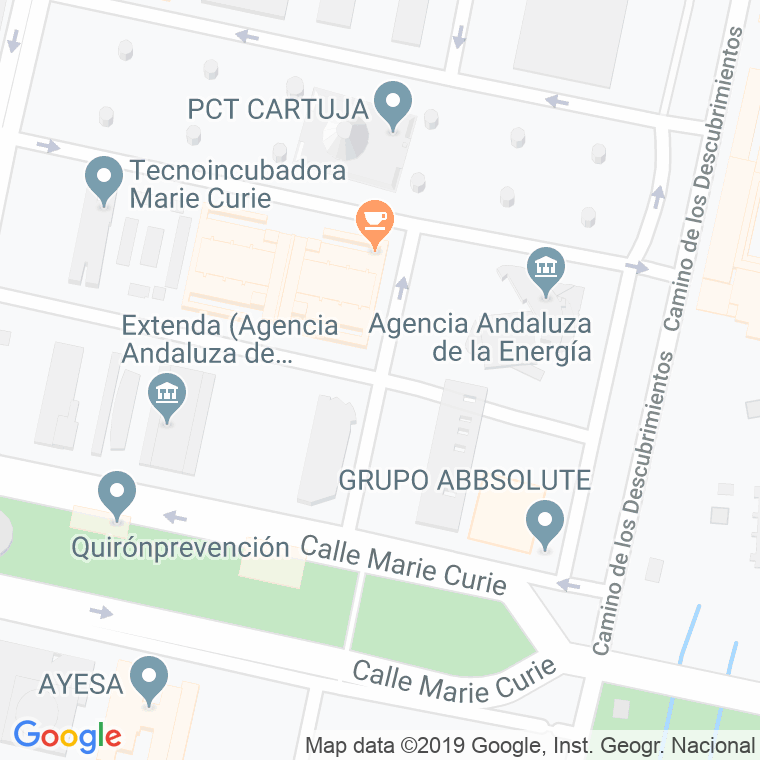 Código Postal calle Louis Pasteur en Sevilla