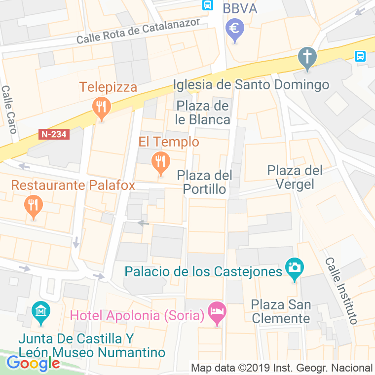 Código Postal calle Numancia en Soria