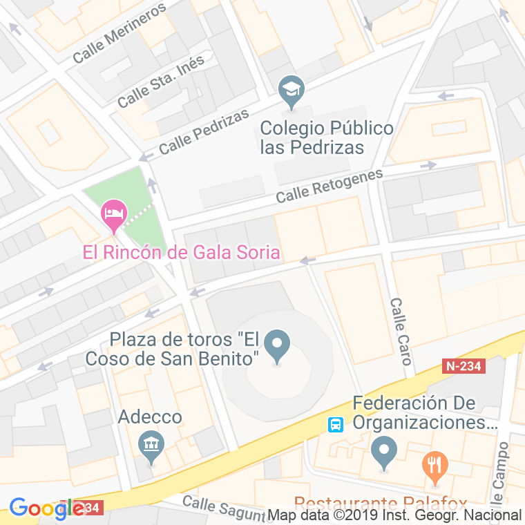 Código Postal calle Rota De Calatañazor en Soria