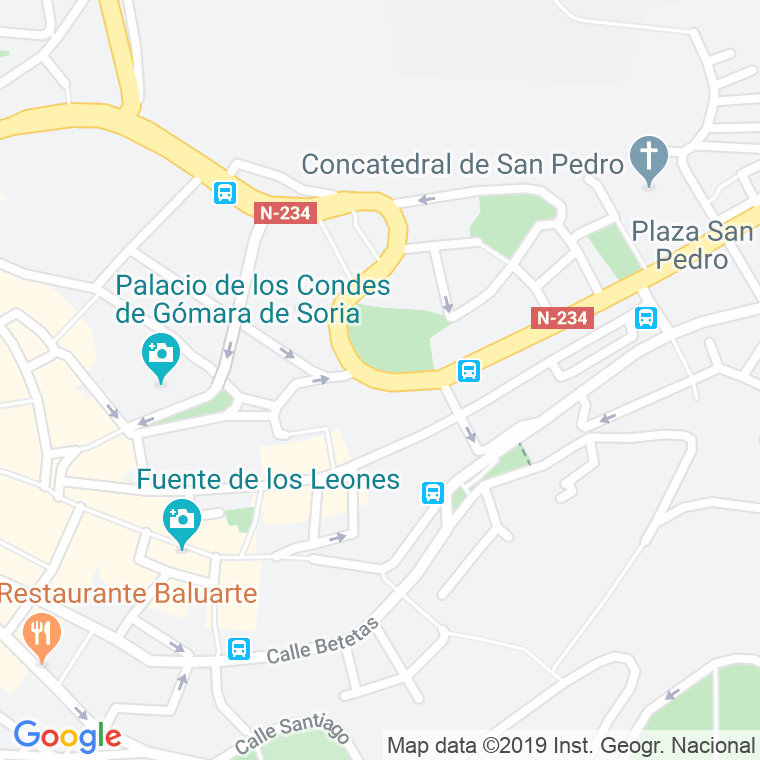Código Postal calle Cinco Villas, plaza en Soria