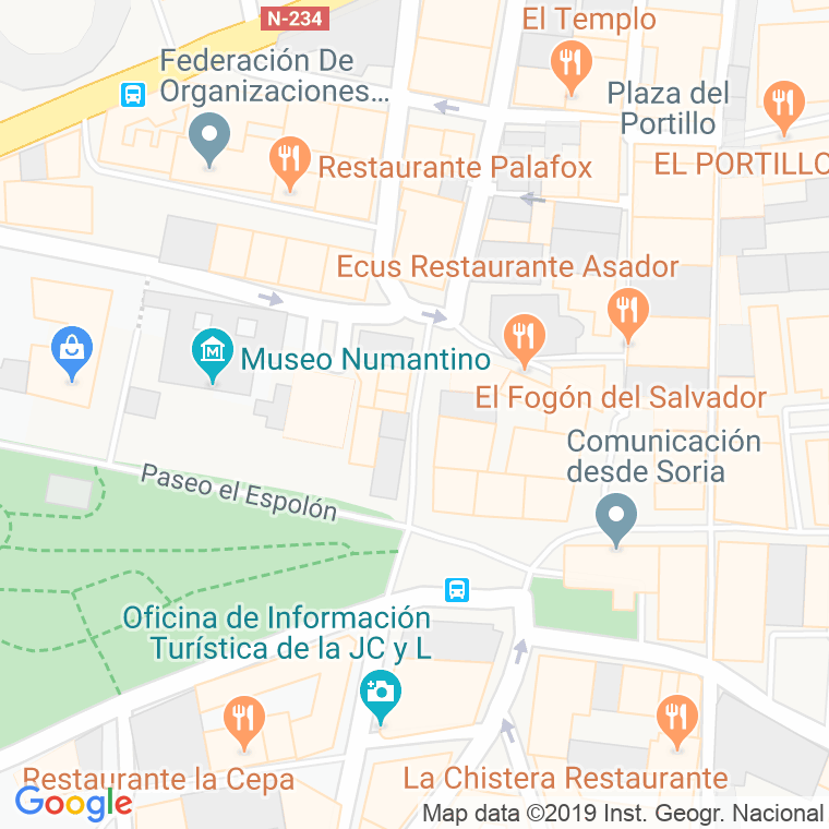 Código Postal calle Ferial en Soria