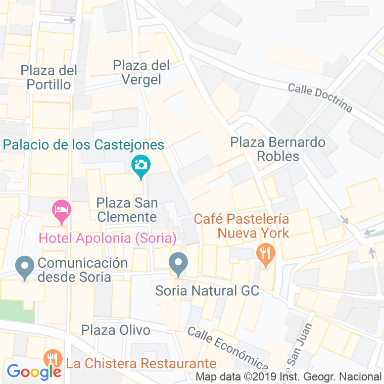 Código Postal calle Instituto en Soria