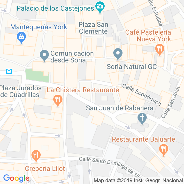 Código Postal calle Olivo, plaza en Soria