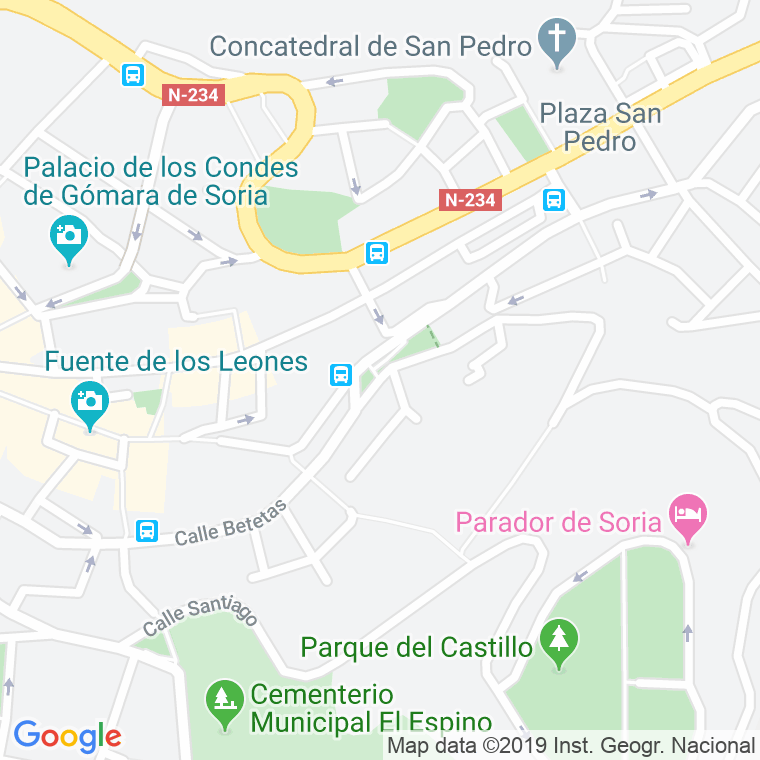 Código Postal calle San Lorenzo en Soria