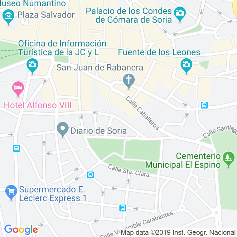 Código Postal calle Santo Domingo De Silos en Soria