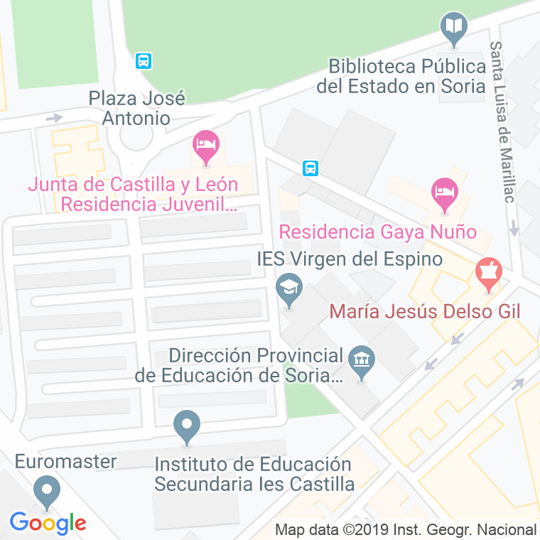 Código Postal calle Diego Lainez en Soria