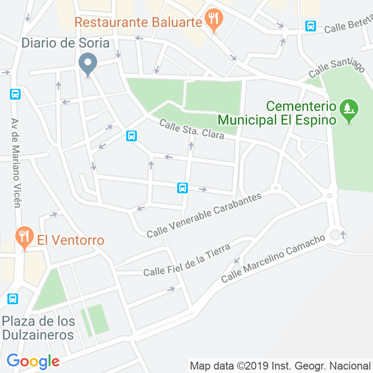 Código Postal calle Juan Lopez De Velasco en Soria
