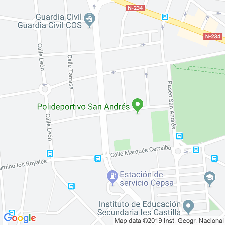 Código Postal calle Geologo Palacios en Soria