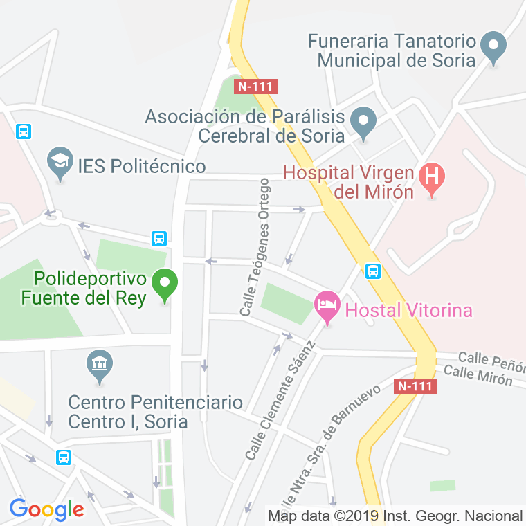 Código Postal calle Heliodoro Carpintero en Soria