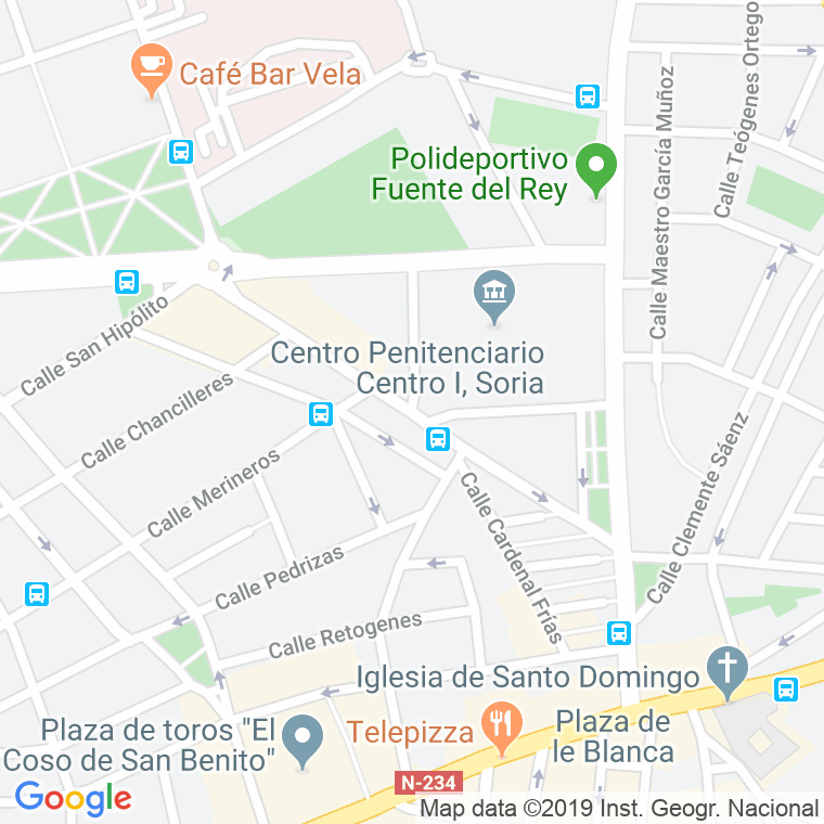 Código Postal calle Santabarbara, paseo en Soria