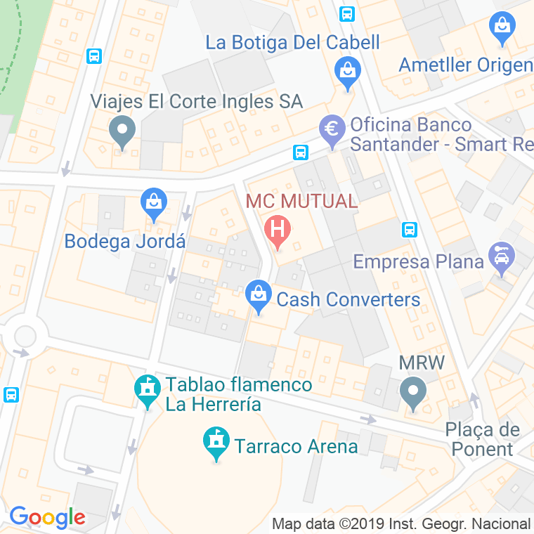 Código Postal calle Alguer en Tarragona