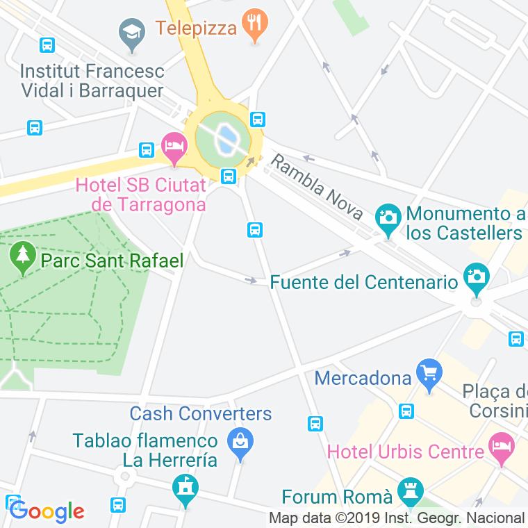 Código Postal calle Prat De La Riba, avinguda en Tarragona