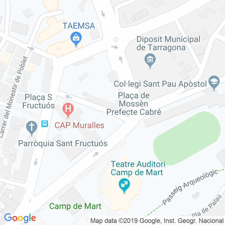 Código Postal calle Pintor Ignasi Mallol en Tarragona