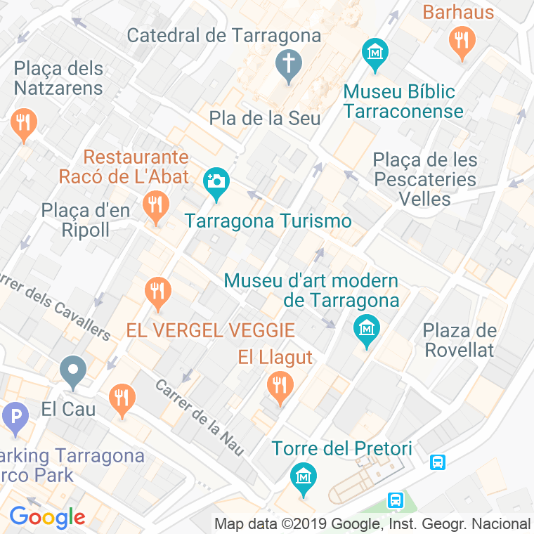 Código Postal calle Calderers en Tarragona