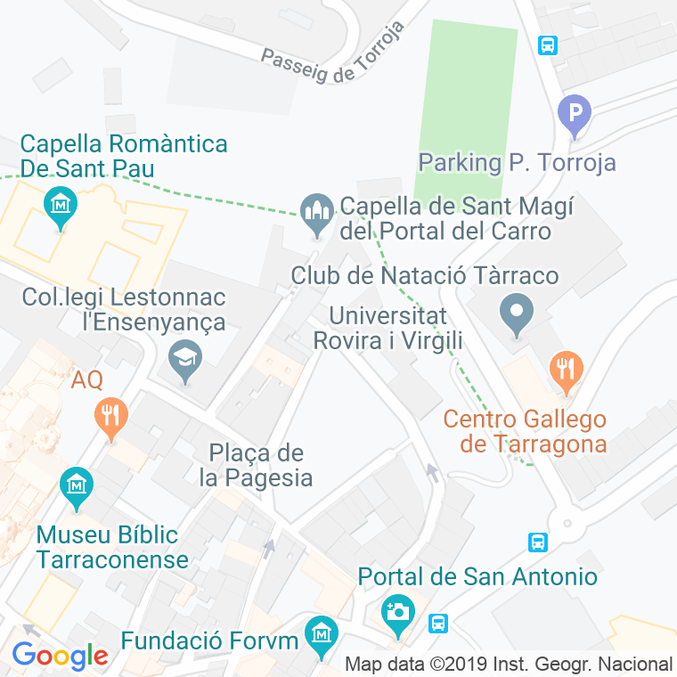 Código Postal calle Escorxador en Tarragona