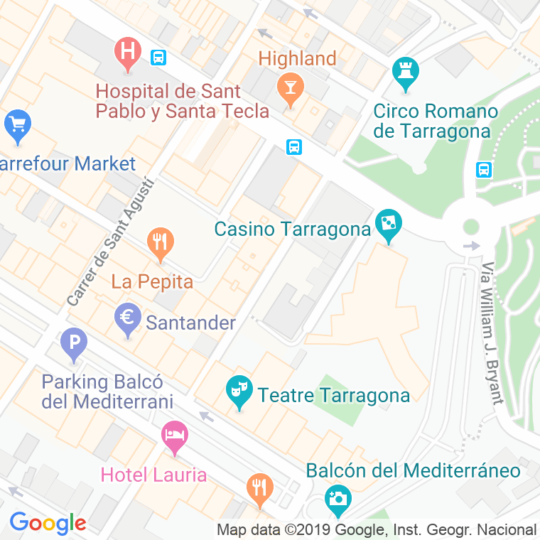 Código Postal calle Girona en Tarragona