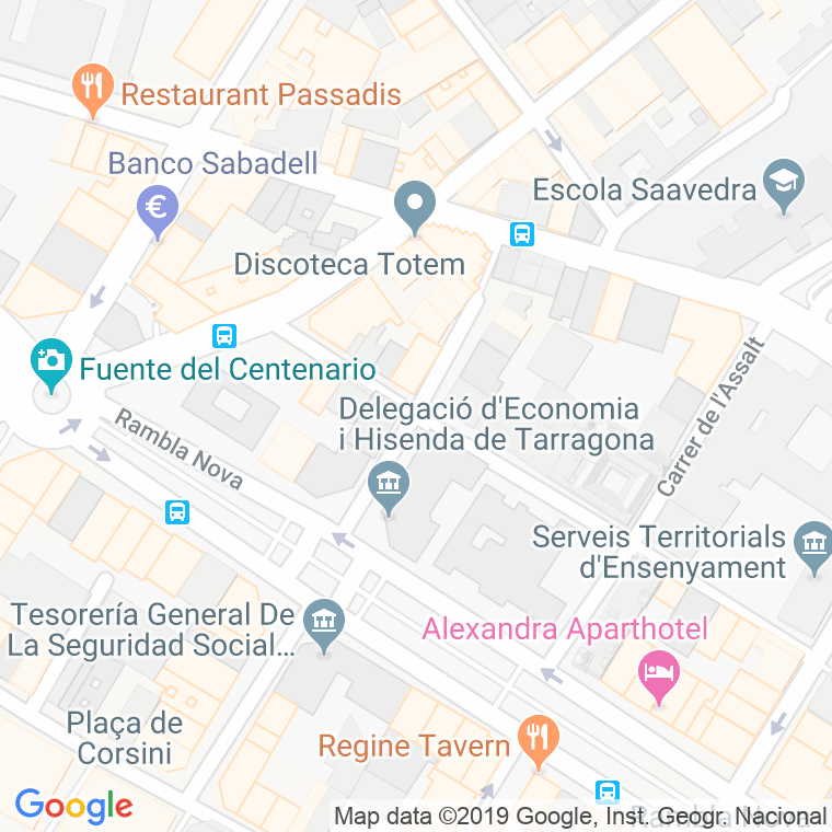 Código Postal calle Ixart en Tarragona