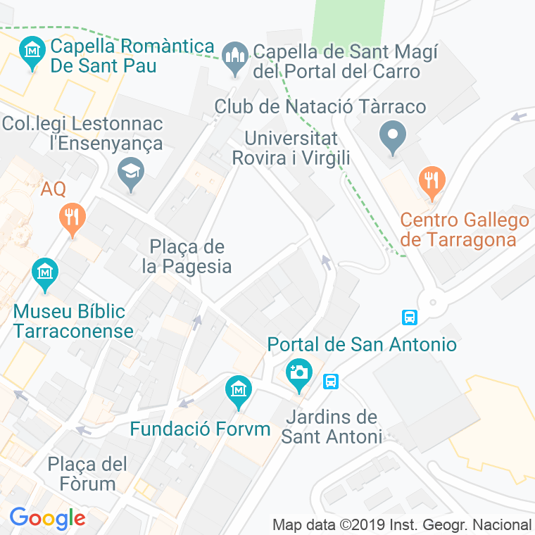 Código Postal calle Llorer   (Impares Del 1 Al Final)  (Pares Del 2 Al Final) en Tarragona