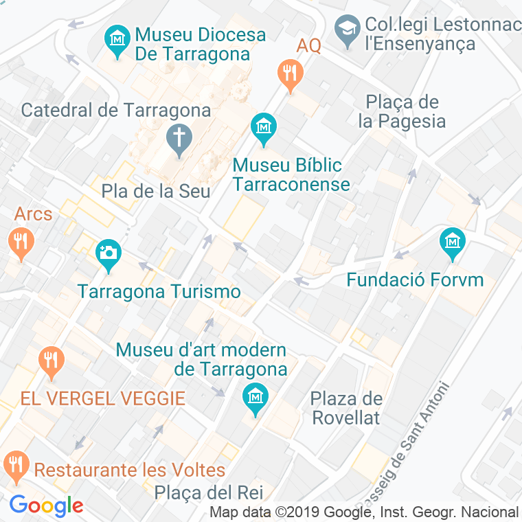 Código Postal calle Nou Del Patriarca en Tarragona