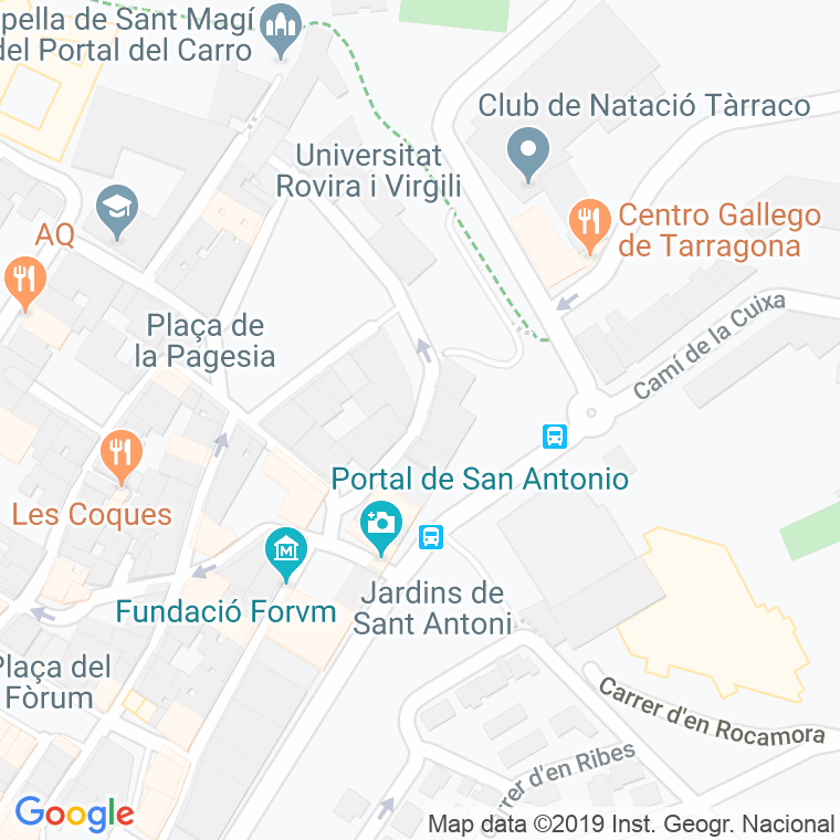 Código Postal calle Puig D'en Sitges, Del en Tarragona
