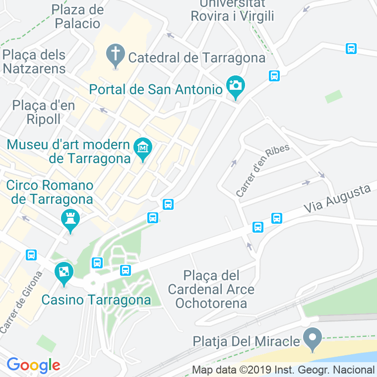 Código Postal calle Sant Antoni, De, passeig en Tarragona