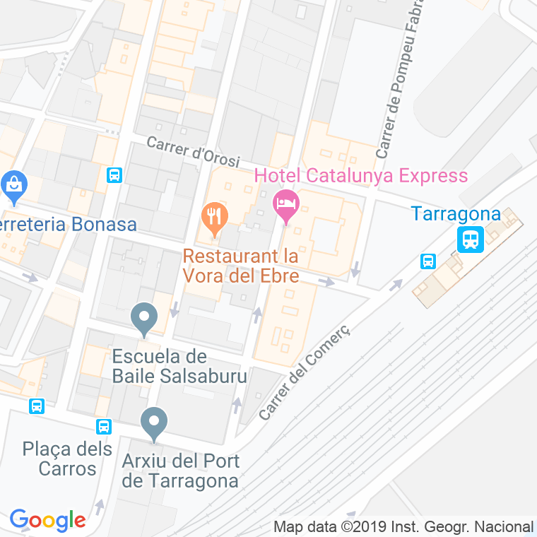 Código Postal calle Barcelona en Tarragona