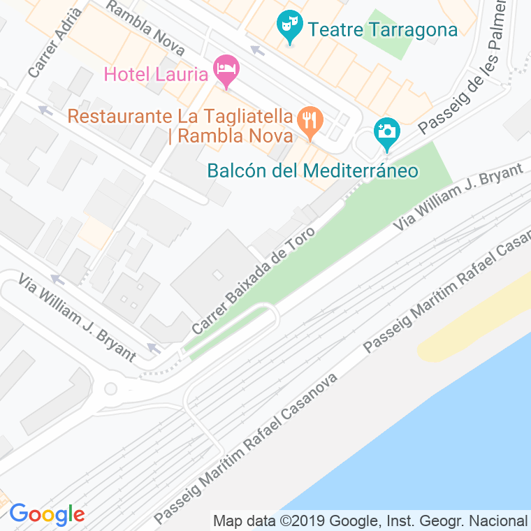 Código Postal calle Toro, De, baixada en Tarragona