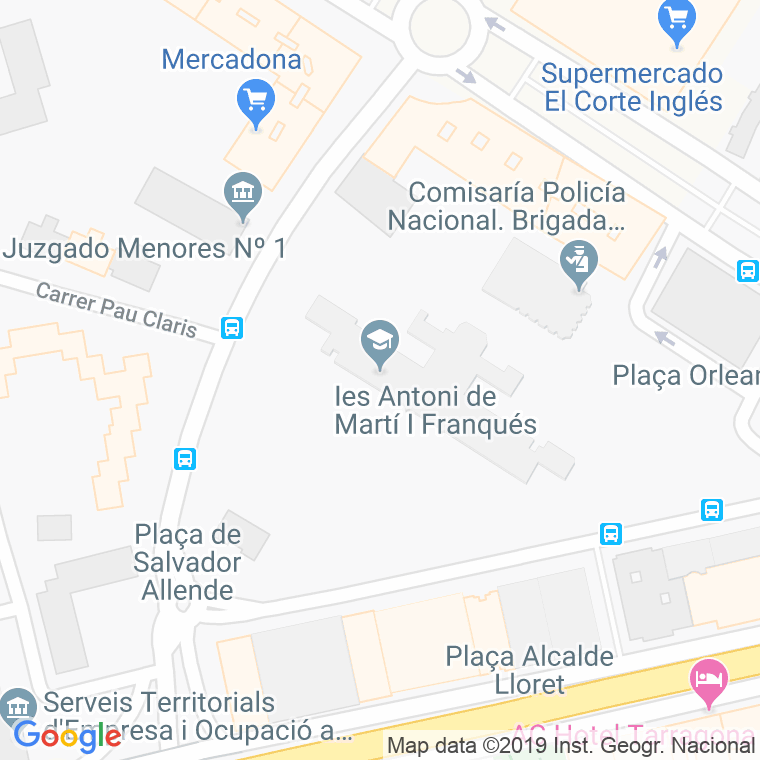 Código Postal calle Enric D'osso en Tarragona