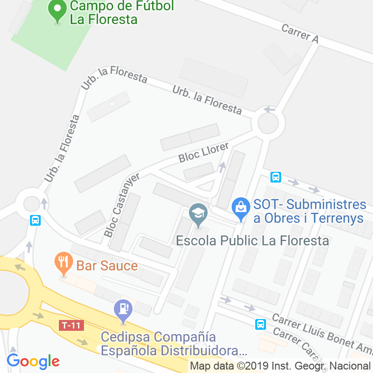 Código Postal calle Faig, bloc en Tarragona