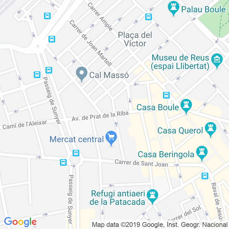 Código Postal calle Prat De La Riba, avinguda en Reus