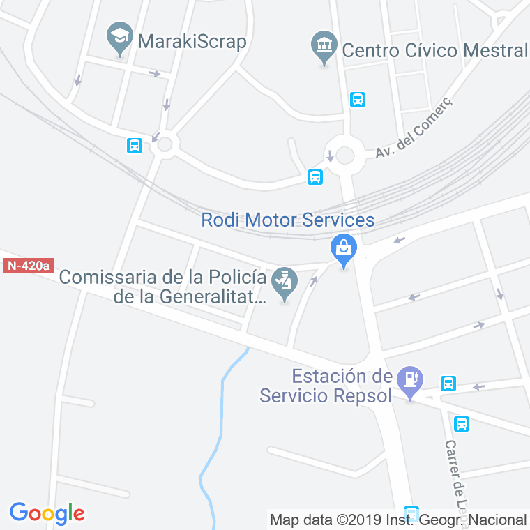 Código Postal calle Alfabrega en Reus