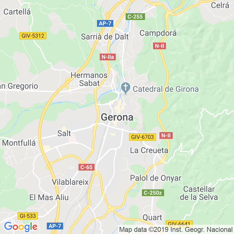 Código Postal calle Girona en Reus