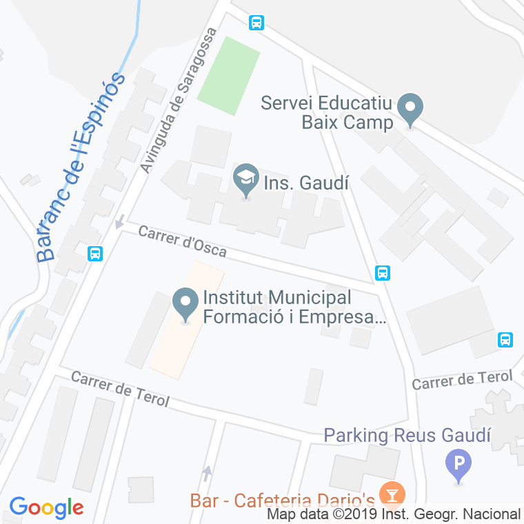 Código Postal calle Osca en Reus