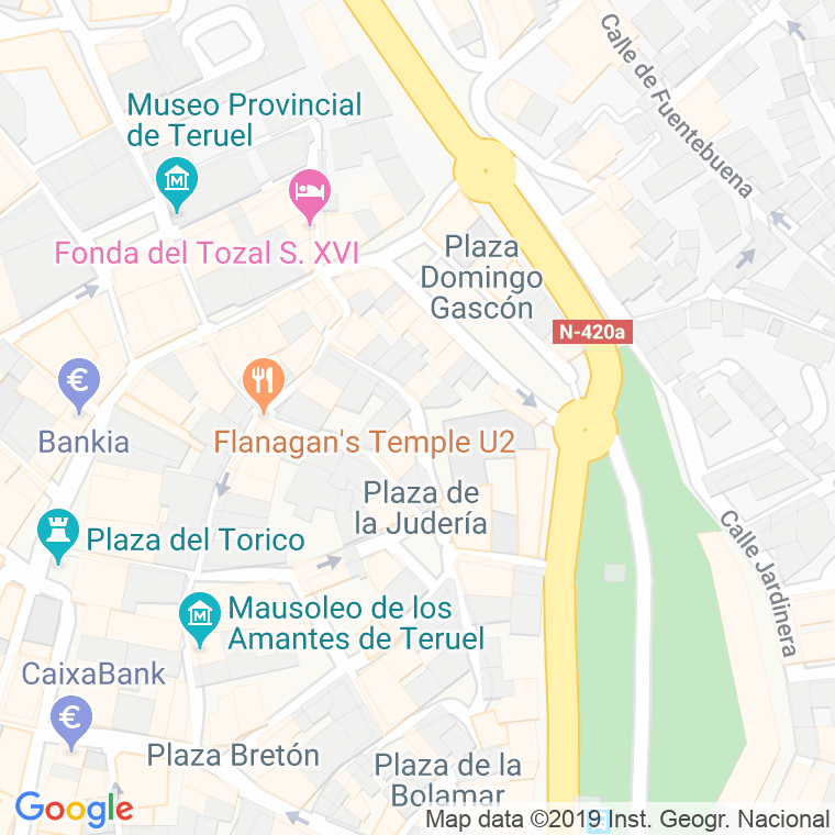 Código Postal calle Comadre en Teruel