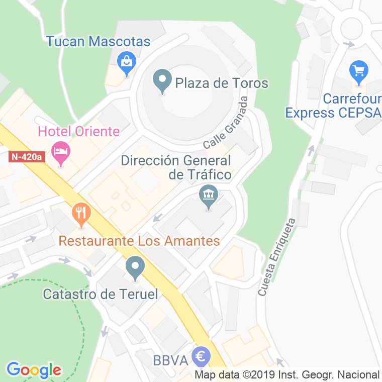 Código Postal calle Cordoba en Teruel