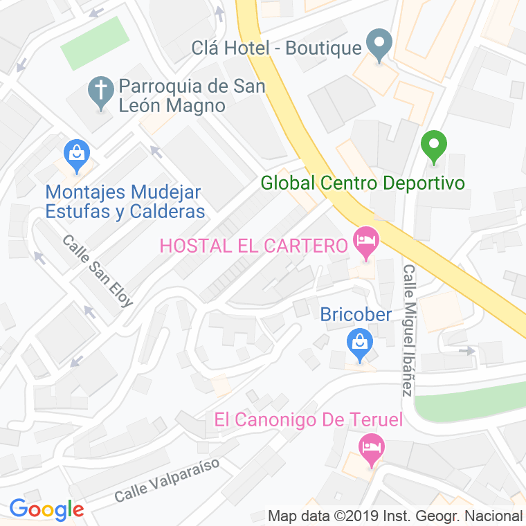 Código Postal calle Nuestra Señora De La Luz en Teruel