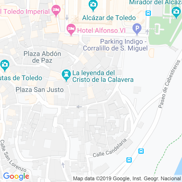 Código Postal calle San Miguel en Toledo