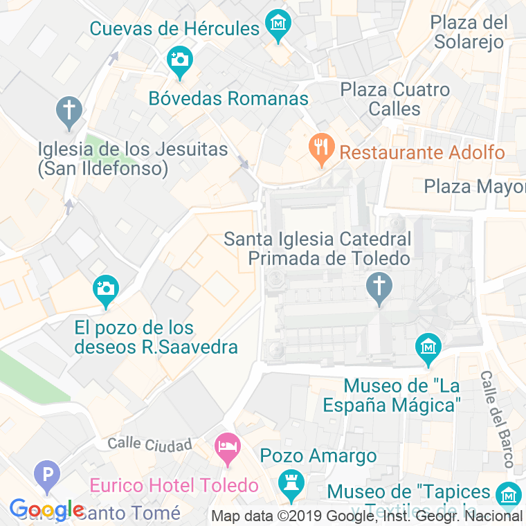 Código Postal calle Arco De Palacio en Toledo