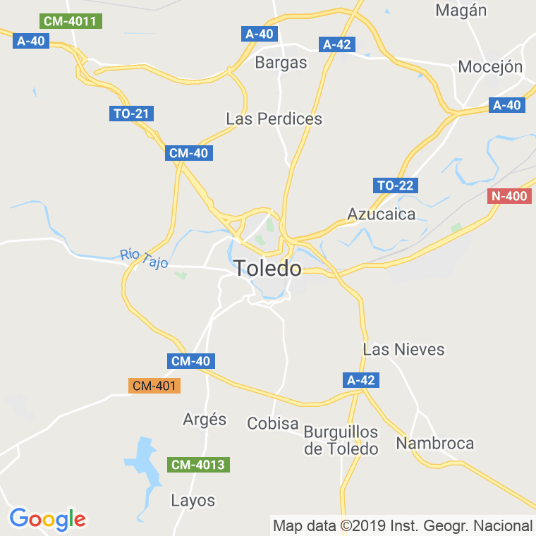 Código Postal calle Italia en Toledo