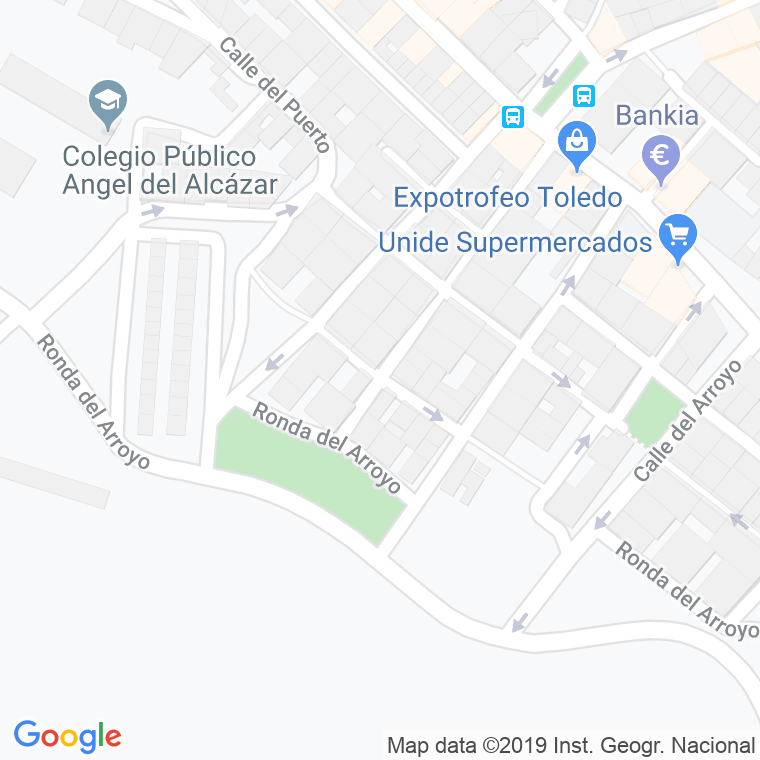 Código Postal calle Nuestra Señora Del Consuelo en Toledo