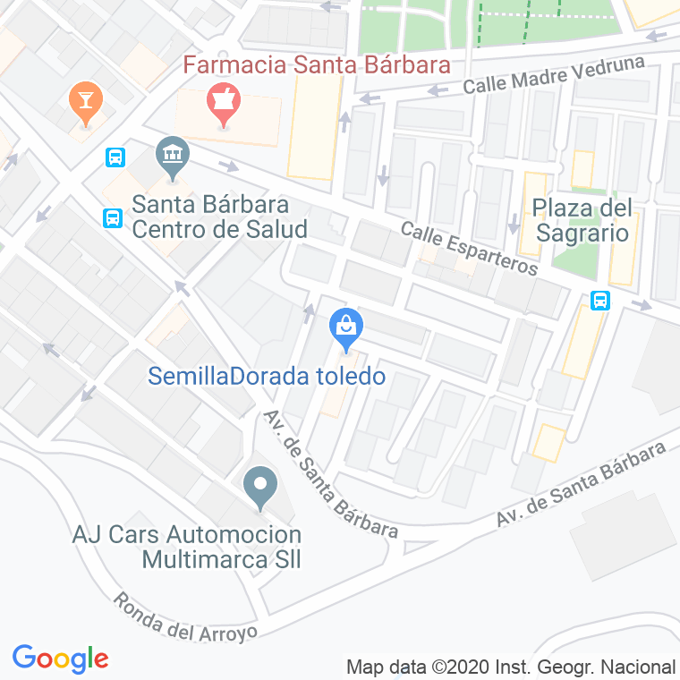Código Postal calle Toreros, plaza en Toledo