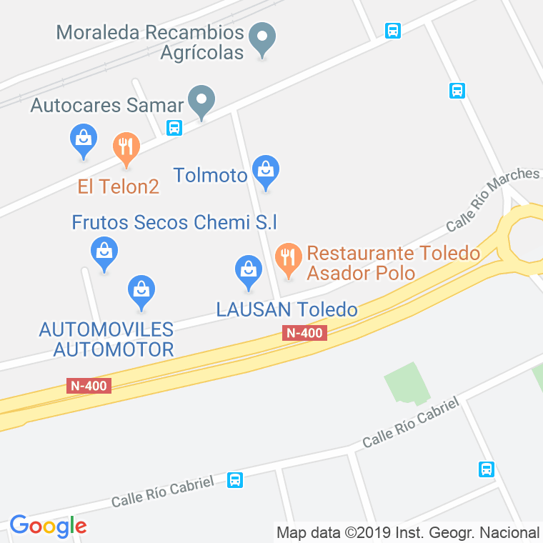 Código Postal calle Valdecavero en Toledo