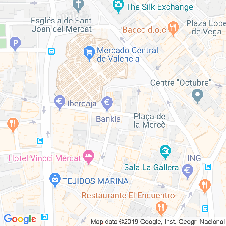 Código Postal calle Calabazas en Valencia