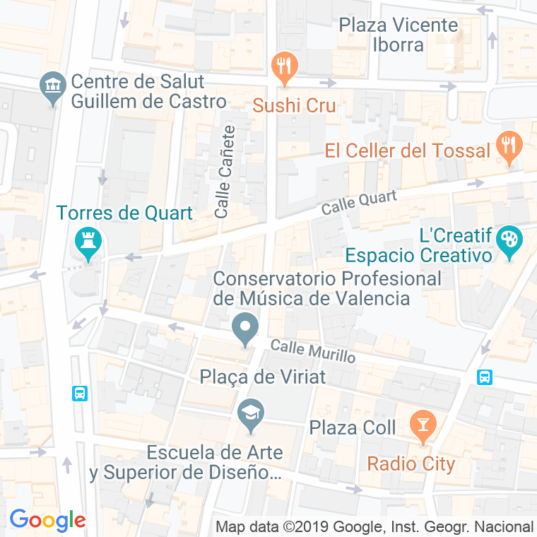 Código Postal calle Carrasquer en Valencia